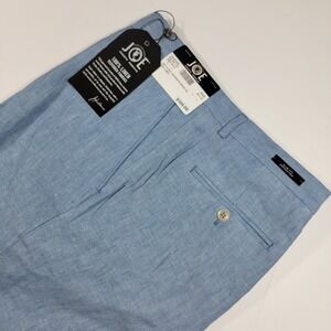 Joseph Abboud Men's LINEN Dress Pants Slim Fit‎ Size 40x32 LIGHT BLUE - NEW